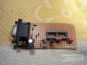 Az ideiglenes programozó speciálisan tiny2313-hoz