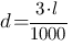 d = {3}*l/{1000}