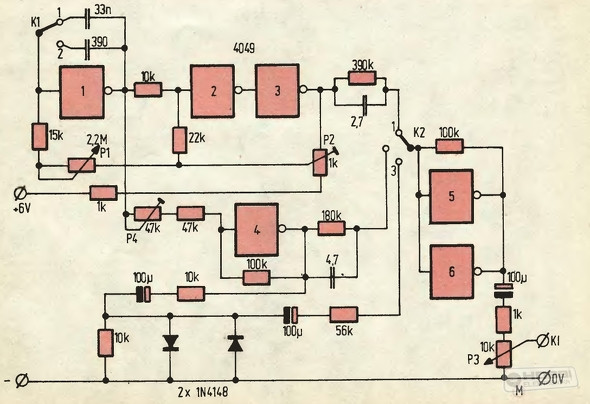 50 Hz Jelgenerátor Kapcsolási Rajz