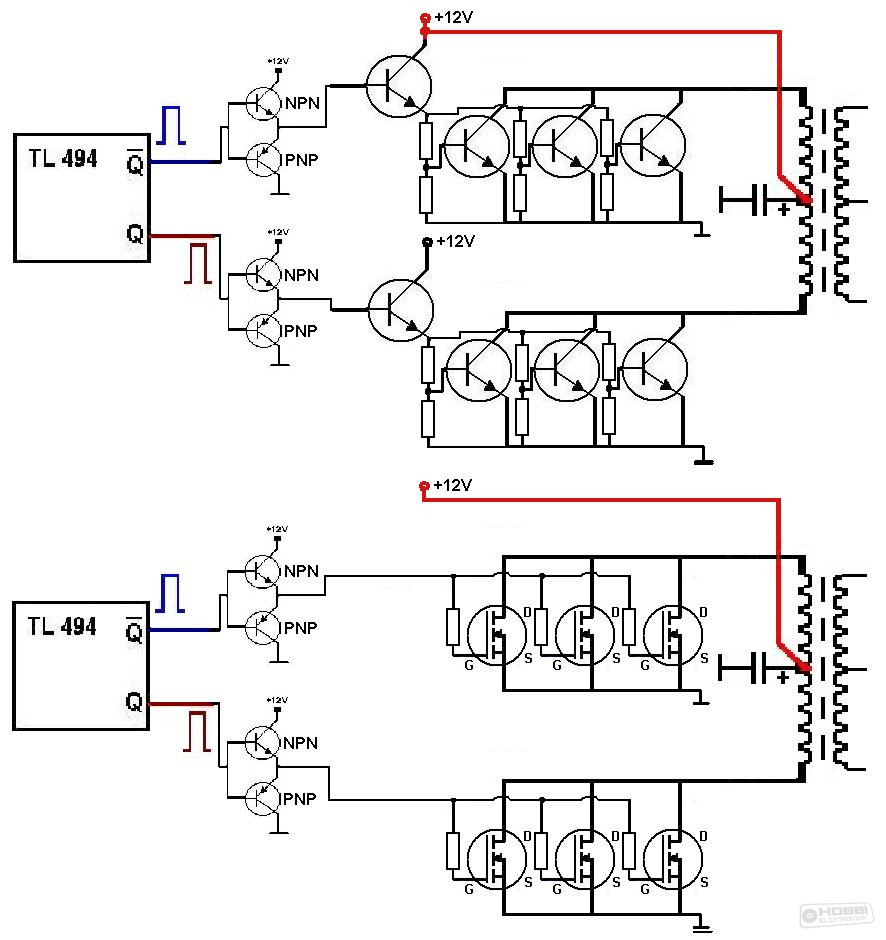 Mosfet erősítő kapcsolás