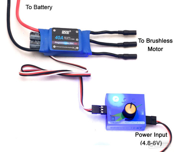 Brushless motor bekötése