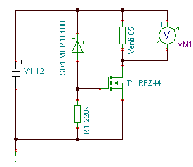 Ventilátor hőfok vezérlés