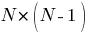 N*(N-1)