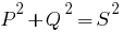 P^2 + Q^2 = S^2