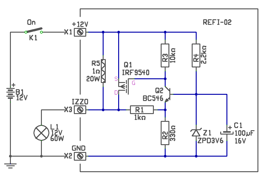 12v Feszültség Stabilizátor Kapcsolási Rajz