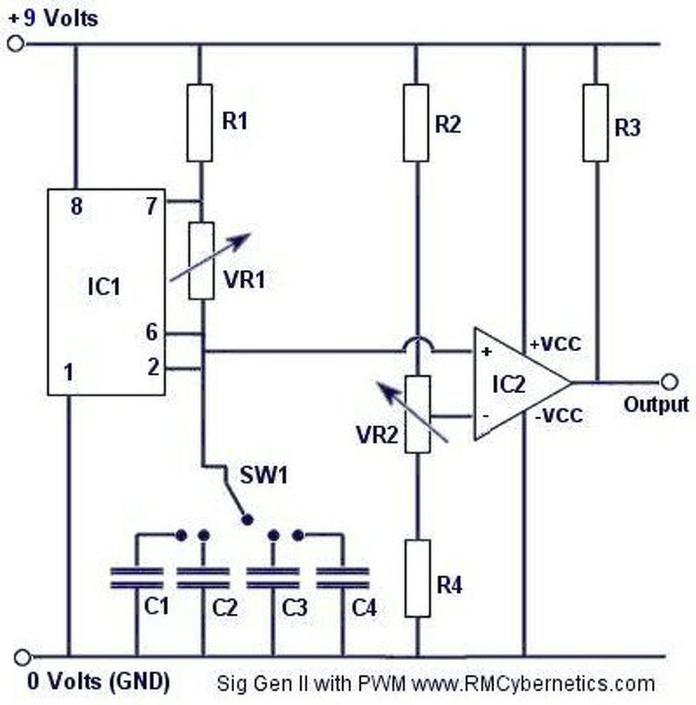 50hz Frekvencia Generator Oszto Kapcsolás Rajz